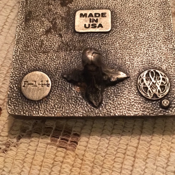 Vintage brass belt buckle - Picture 3 of 4